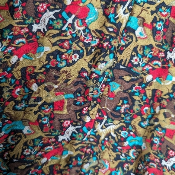 Baldanza vintage silk skirt sz 6 - Picture 7 of 8